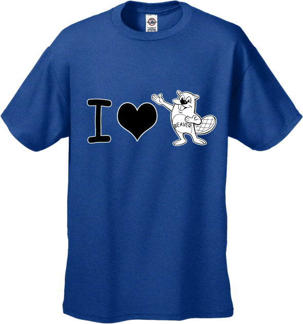 I Love Beavers Men's T-Shirt