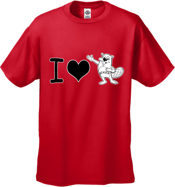 I Love Beavers Men's T-Shirt