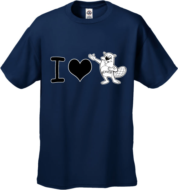 I Love Beavers Men's T-Shirt