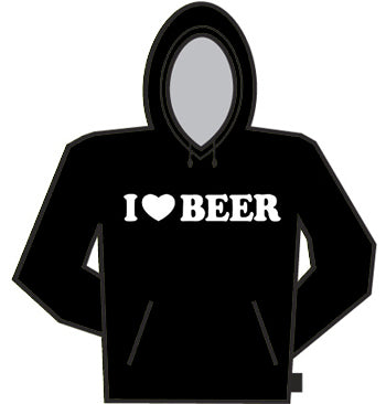 I Love Beer Hoodie