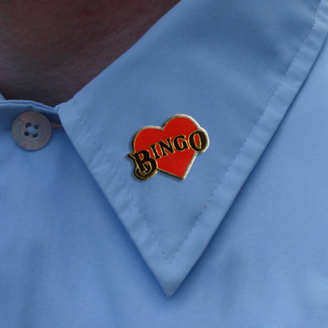 I Love Bingo Lapel Pin