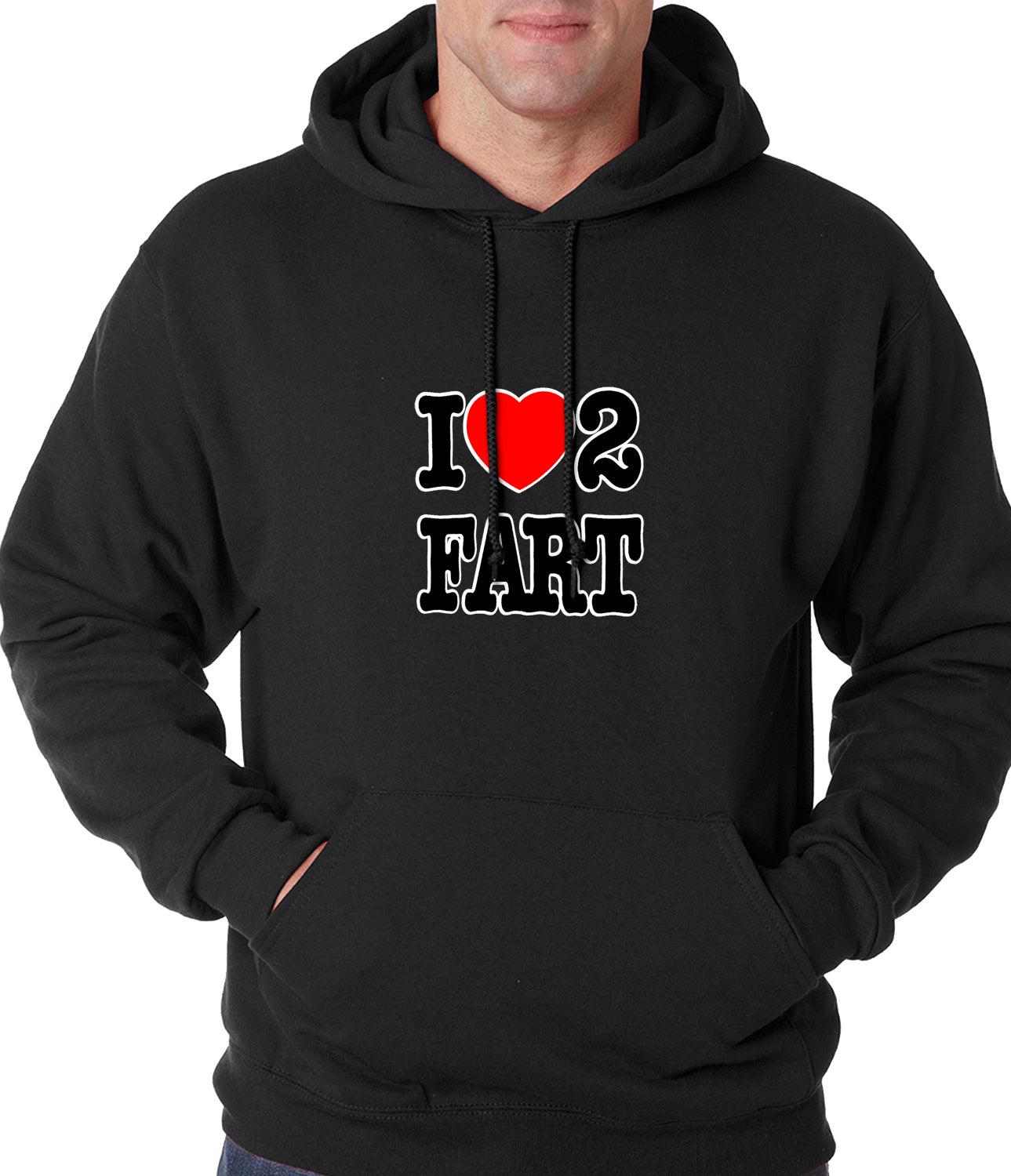I Love Farting Adult Hoodie