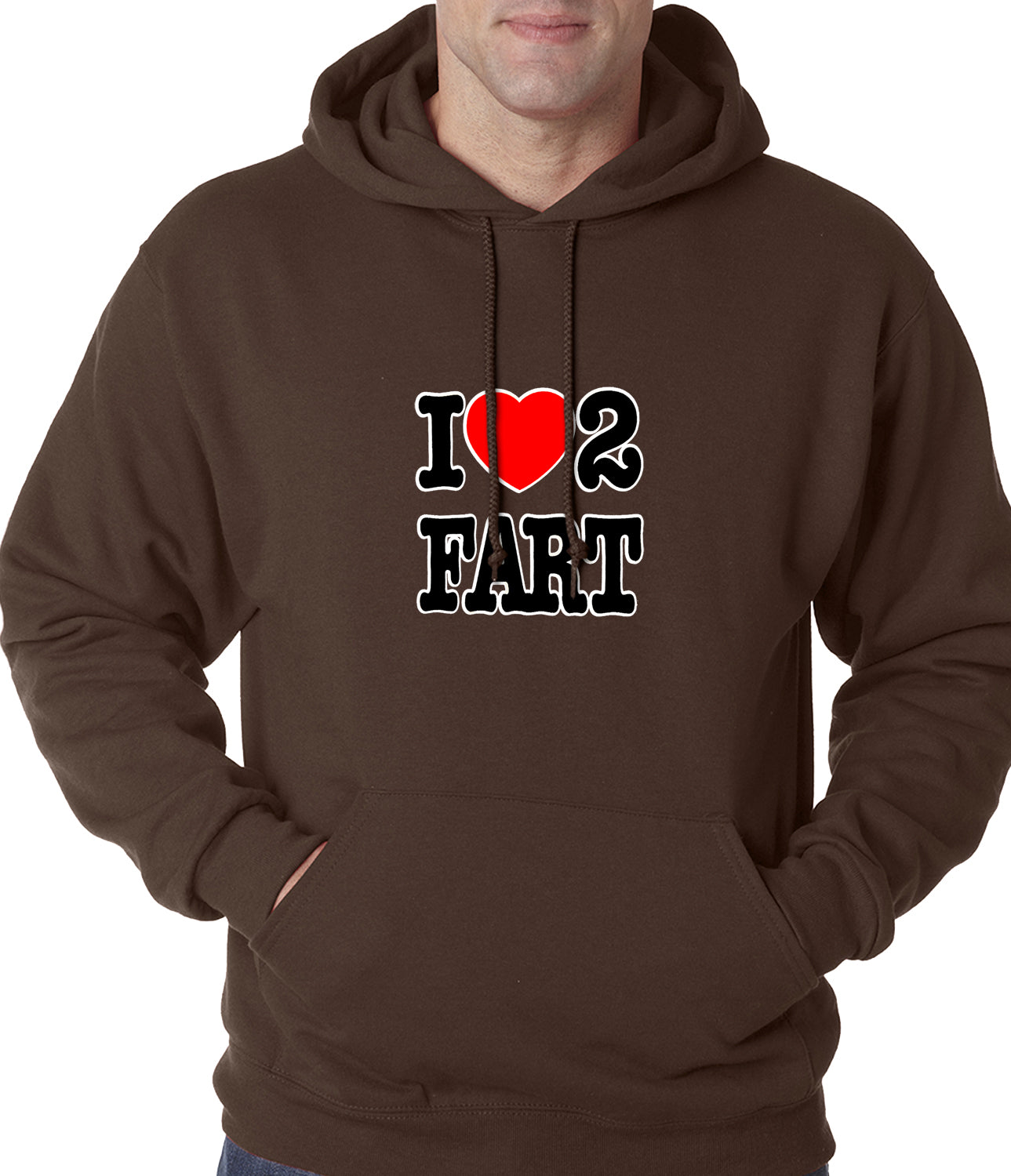 I Love Farting Adult Hoodie