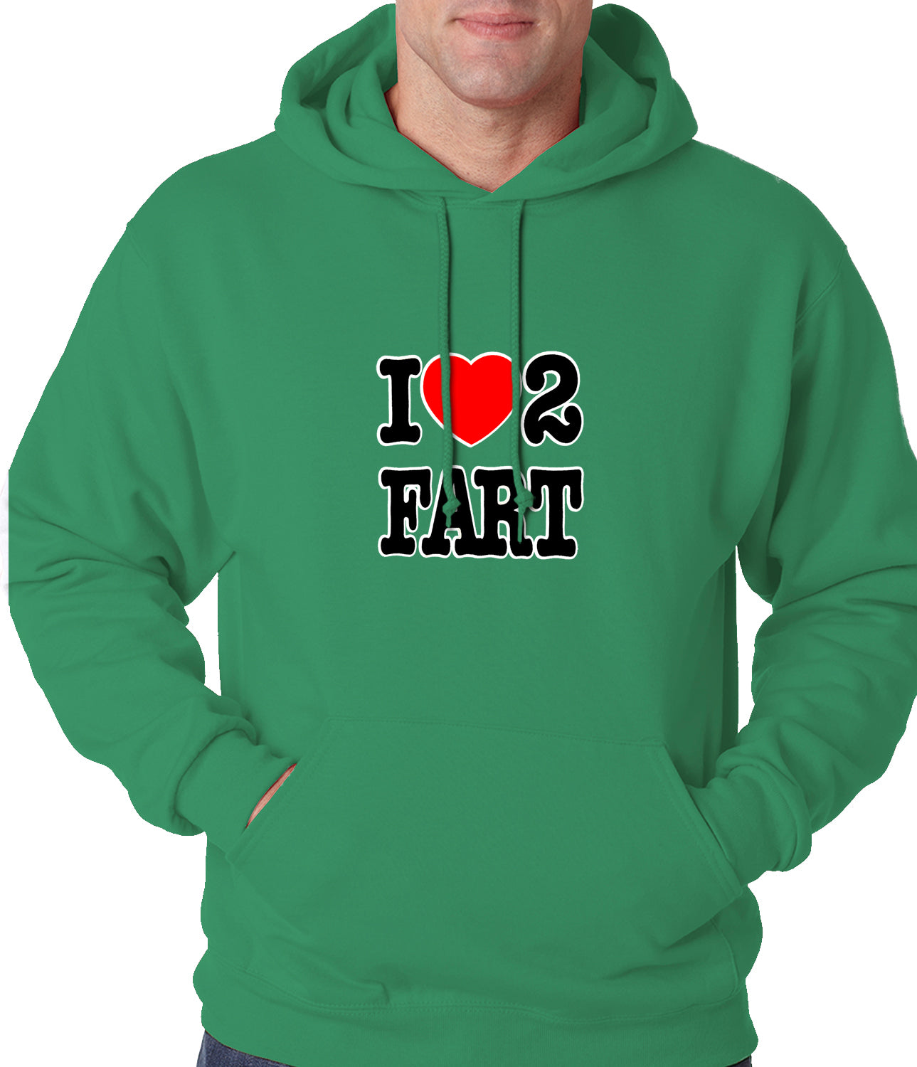 I Love Farting Adult Hoodie