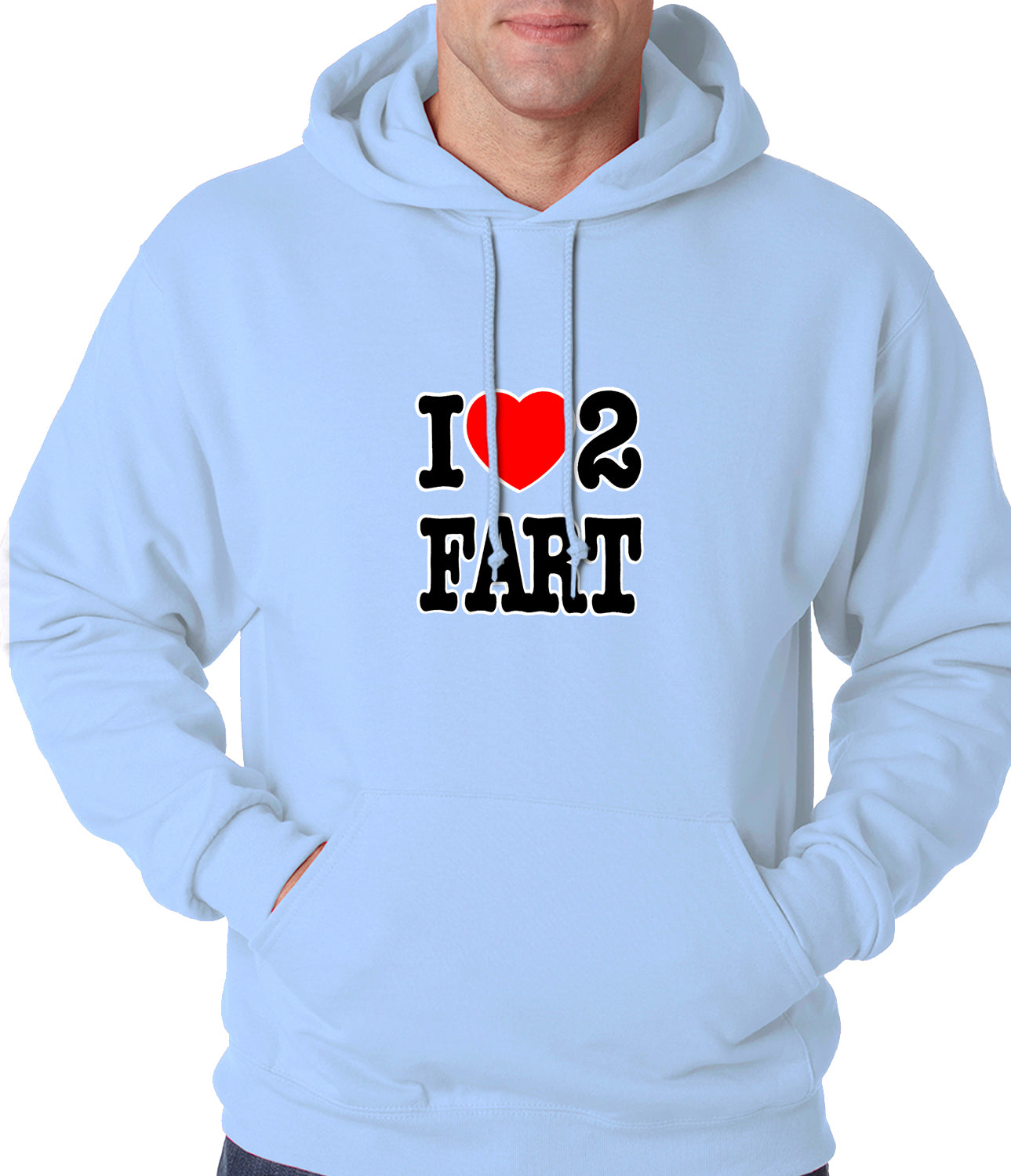 I Love Farting Adult Hoodie