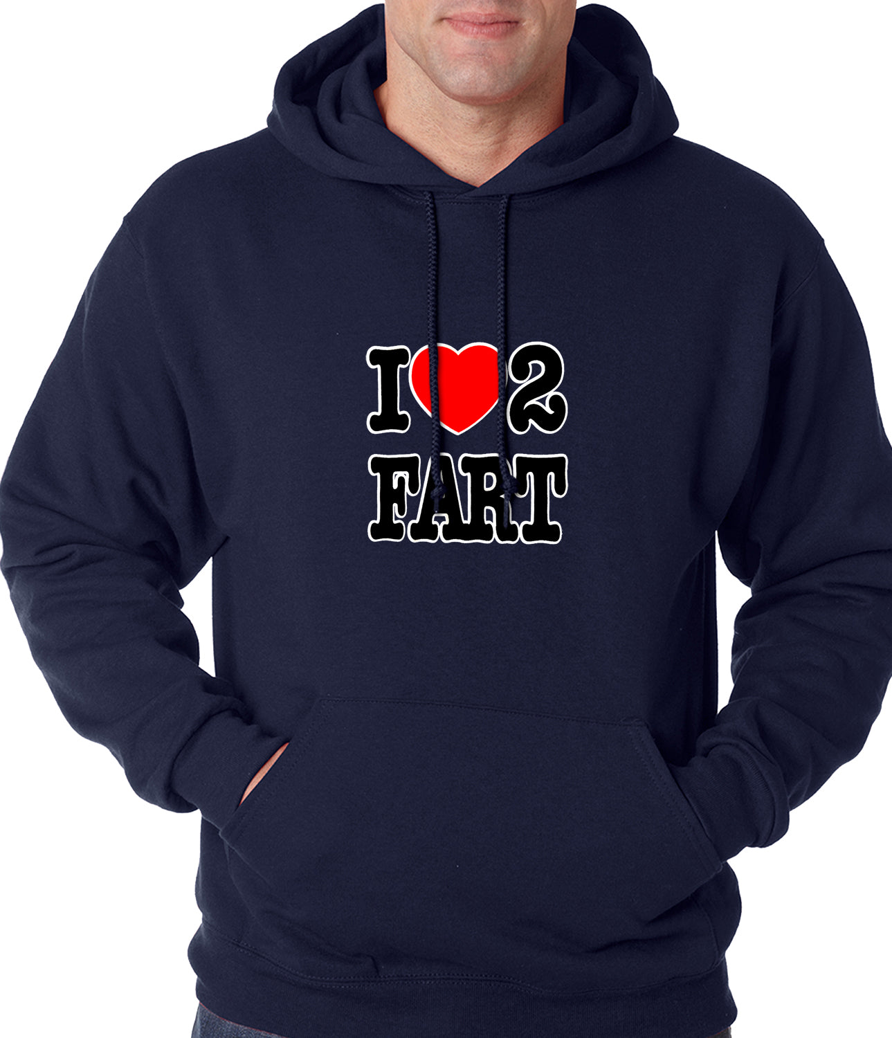 I Love Farting Adult Hoodie