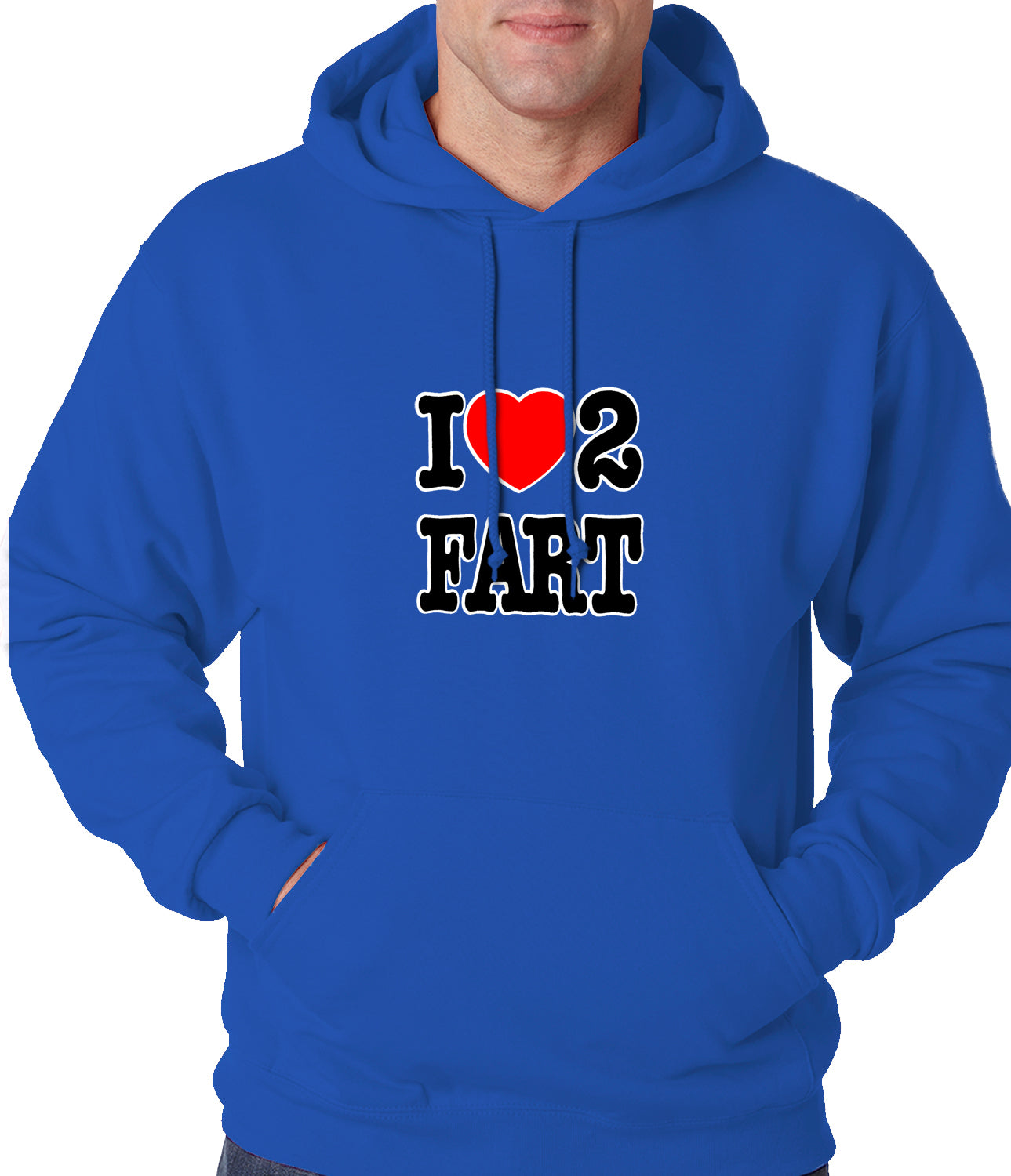 I Love Farting Adult Hoodie