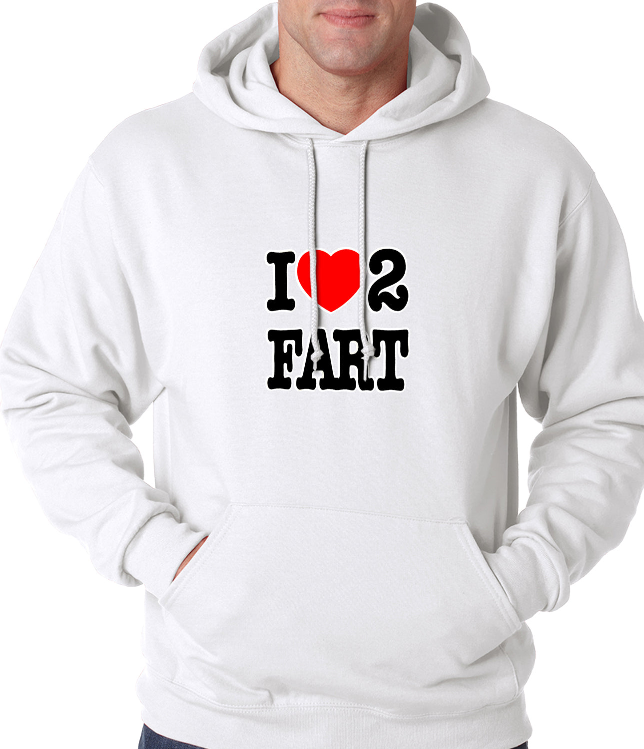 I Love Farting Adult Hoodie