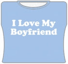 I Love / I Hate My Boyfriend Girls T-Shirt