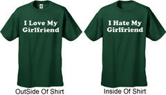 I Love / I Hate My Girlfriend Reversable T-Shirt