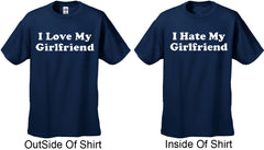 I Love / I Hate My Girlfriend Reversable T-Shirt