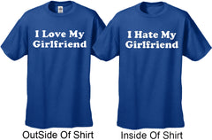 I Love / I Hate My Girlfriend Reversable T-Shirt