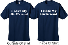 I Love / I Hate My Girlfriend Reversable T-Shirt