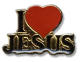 I Love Jesus Lapel Pin