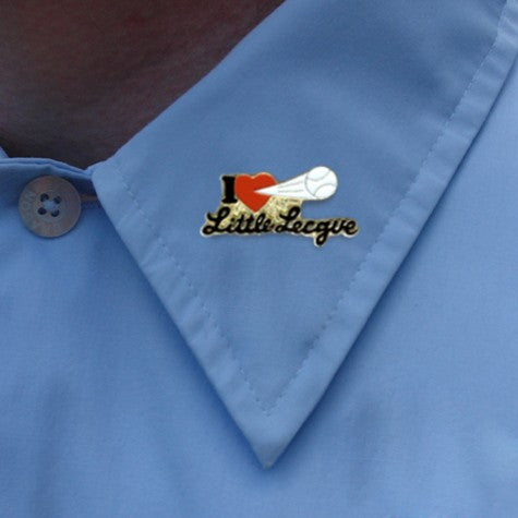 I Love Little League Lapel Pin
