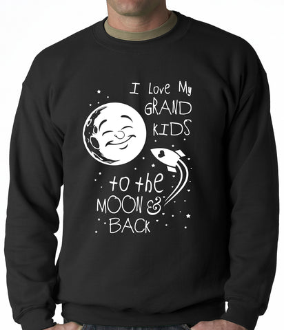 I Love My GrandKids to the Moon and Back Adult Crewneck