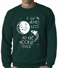 I Love My GrandKids to the Moon and Back Adult Crewneck