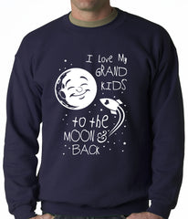 I Love My GrandKids to the Moon and Back Adult Crewneck