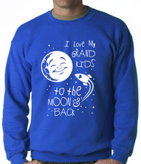 I Love My GrandKids to the Moon and Back Adult Crewneck