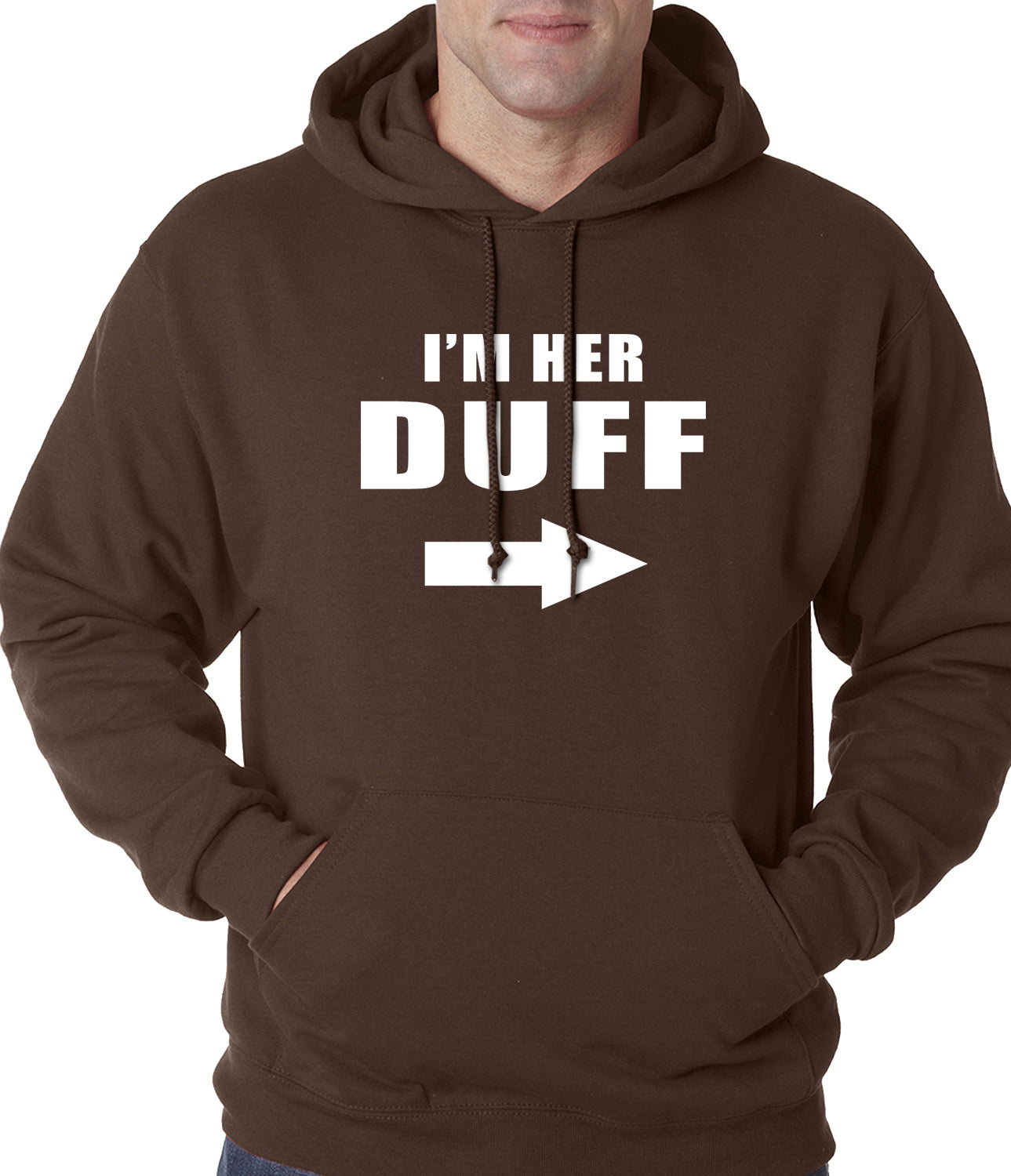 I'm Her DUFF Arrow Designated Ugly Fat Friend Adult Hoodie