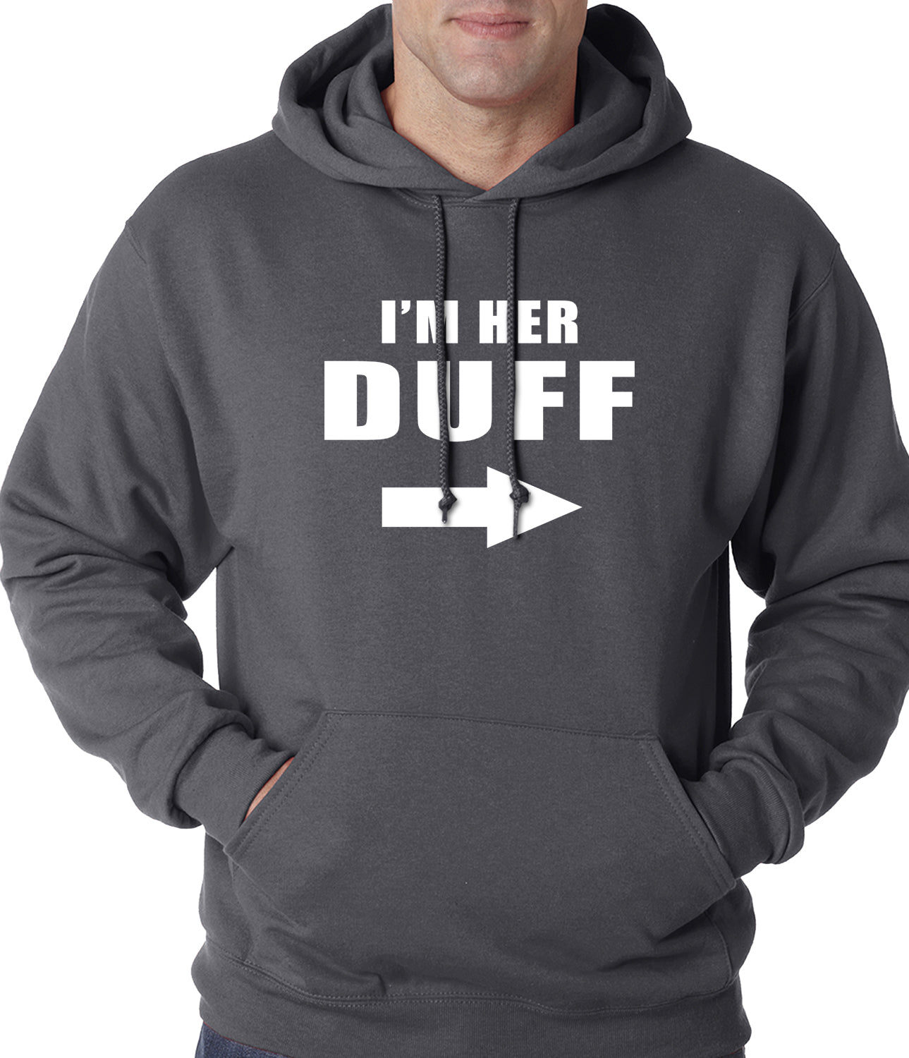 I'm Her DUFF Arrow Designated Ugly Fat Friend Adult Hoodie