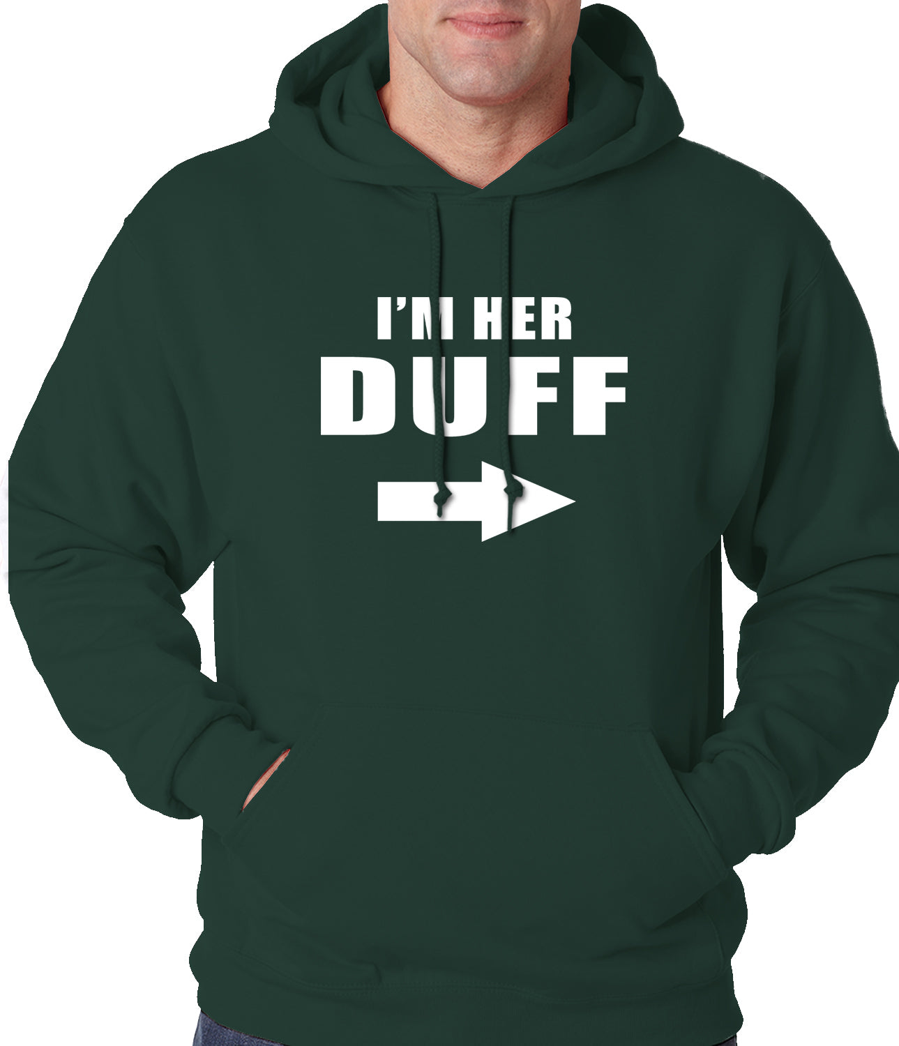 I'm Her DUFF Arrow Designated Ugly Fat Friend Adult Hoodie
