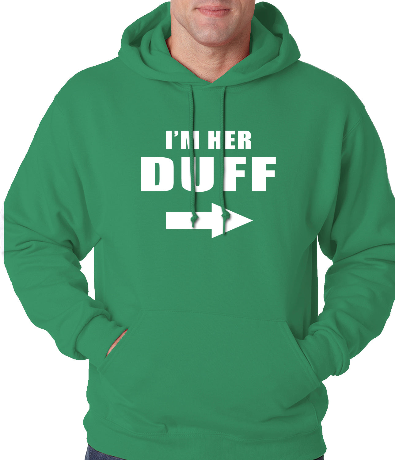 I'm Her DUFF Arrow Designated Ugly Fat Friend Adult Hoodie