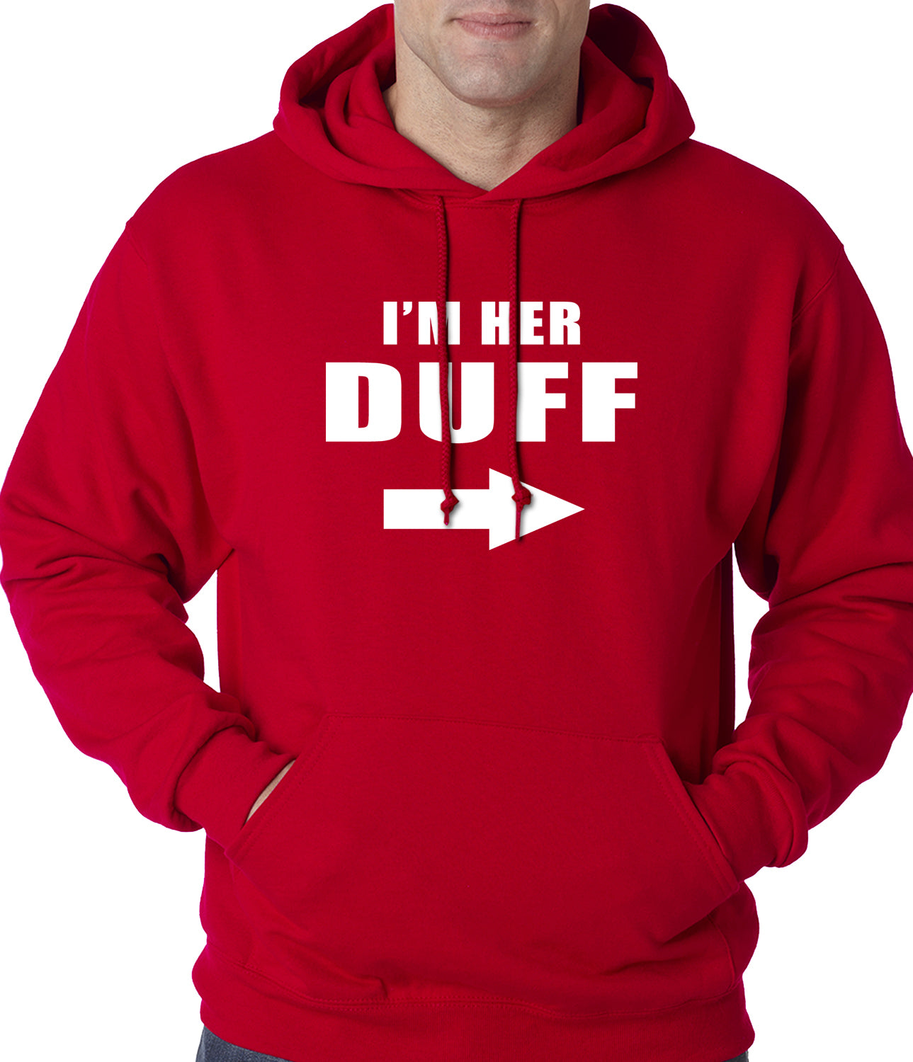 I'm Her DUFF Arrow Designated Ugly Fat Friend Adult Hoodie