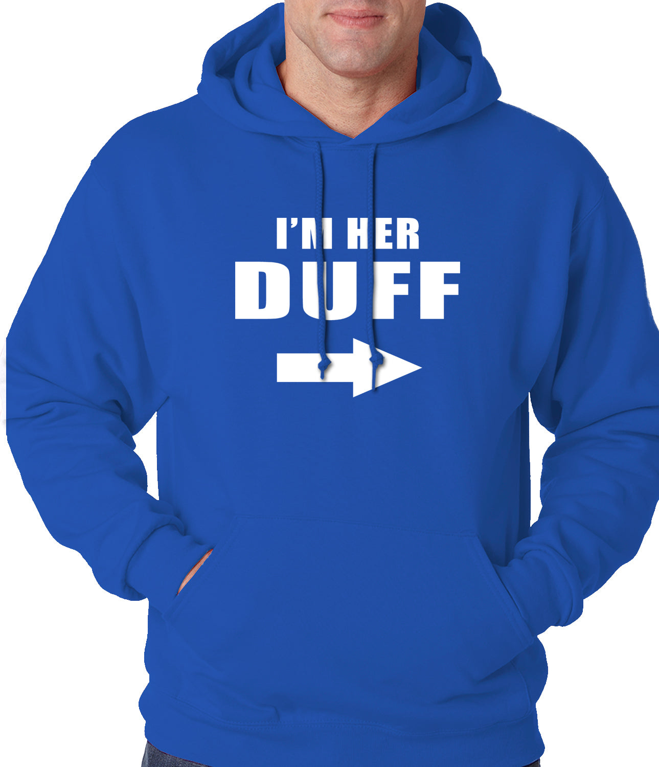 I'm Her DUFF Arrow Designated Ugly Fat Friend Adult Hoodie