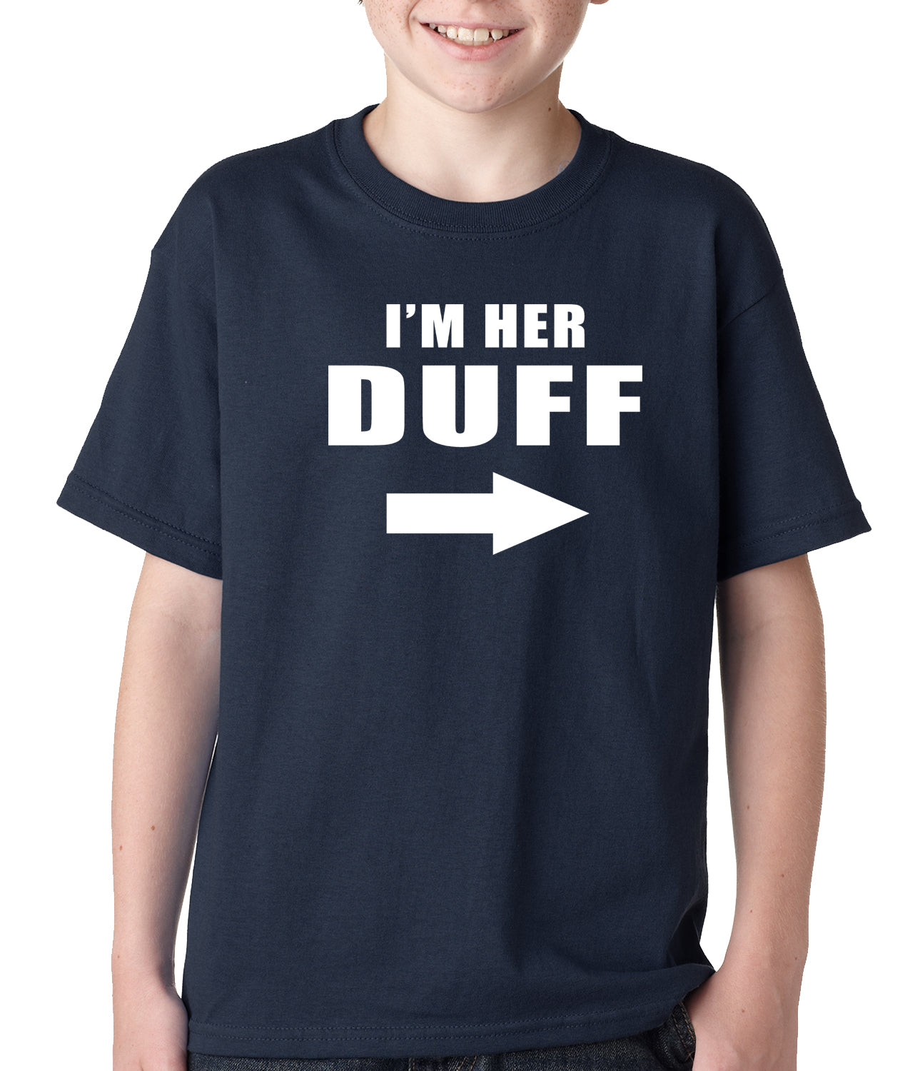 I'm Her DUFF Arrow Designated Ugly Fat Friend Kids T-shirt