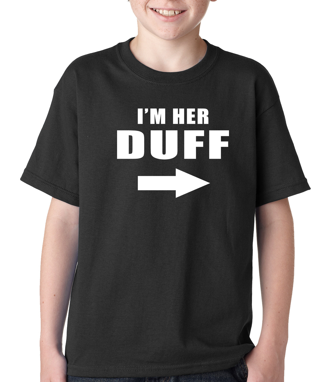 I'm Her DUFF Arrow Designated Ugly Fat Friend Kids T-shirt