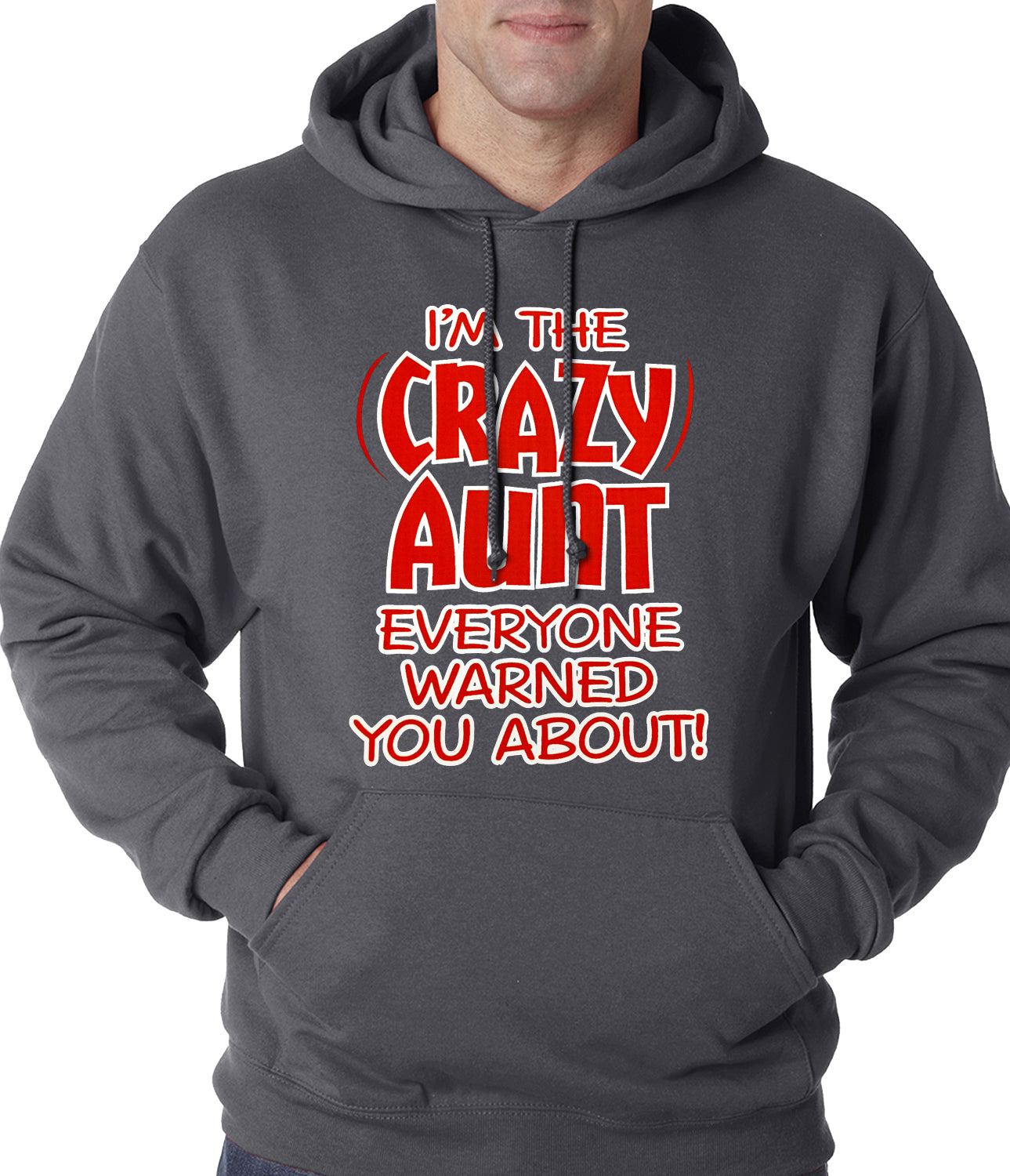 I'm The Crazy Aunt Everyone Warned You About Adult Hoodie