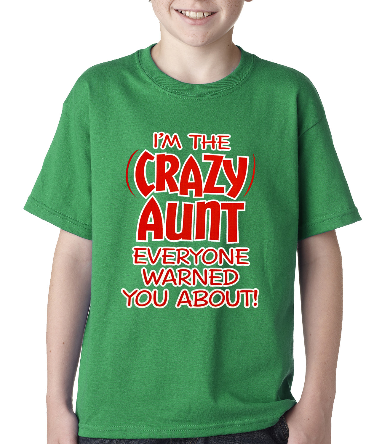 I'm The Crazy Aunt Everyone Warned You About Kids T-shirt