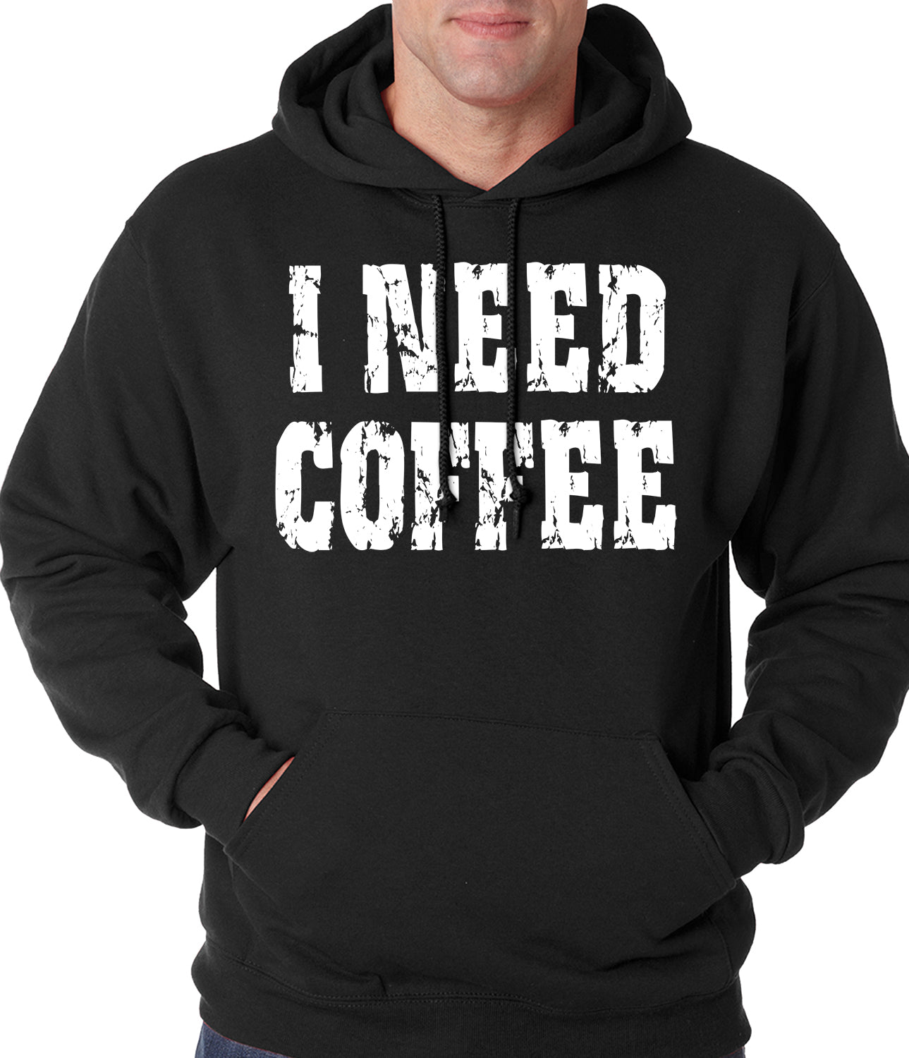 I Need Coffee Adult Hoodie