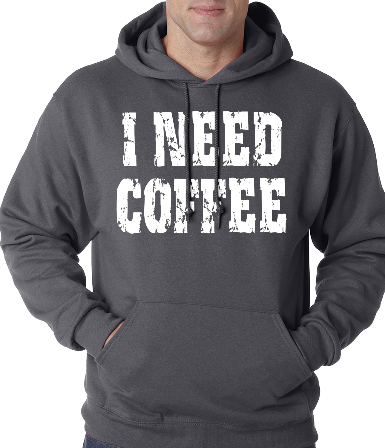I Need Coffee Adult Hoodie