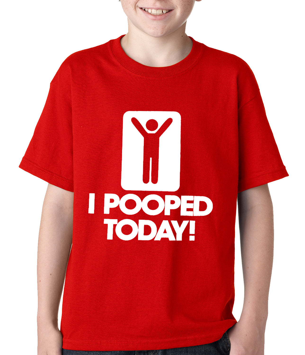 I Pooped Today Kids T-shirt