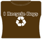 I Recycle Boys Girls T-Shirt