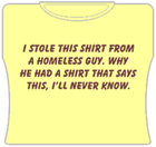 I Stole This.... Girls T-Shirt