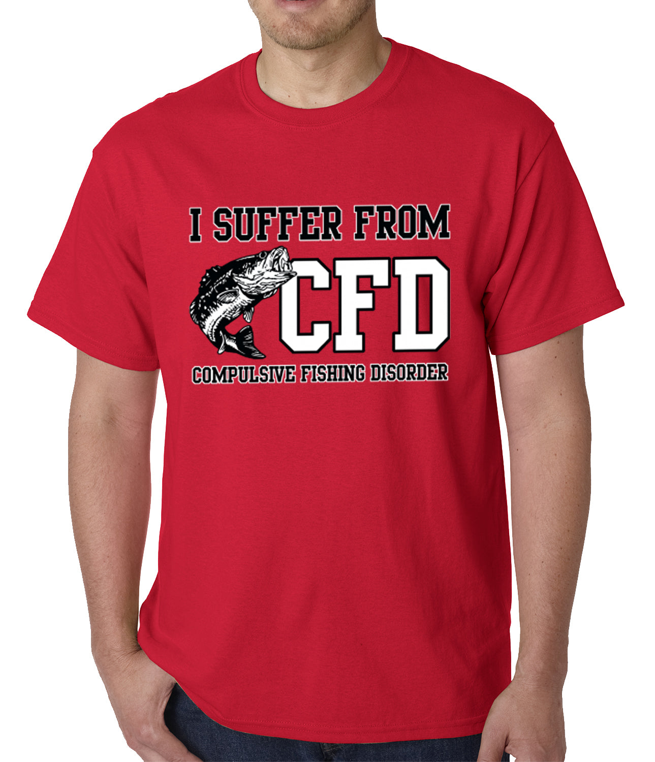 I Suffer From Compulsive Fishing Disorder Mens T-shirt