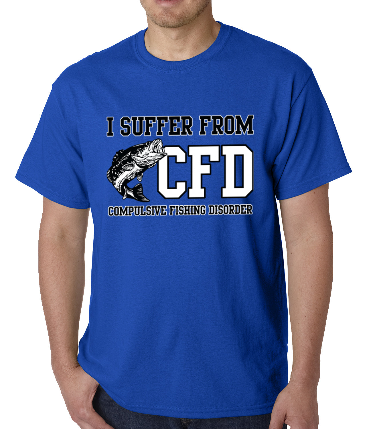 I Suffer From Compulsive Fishing Disorder Mens T-shirt