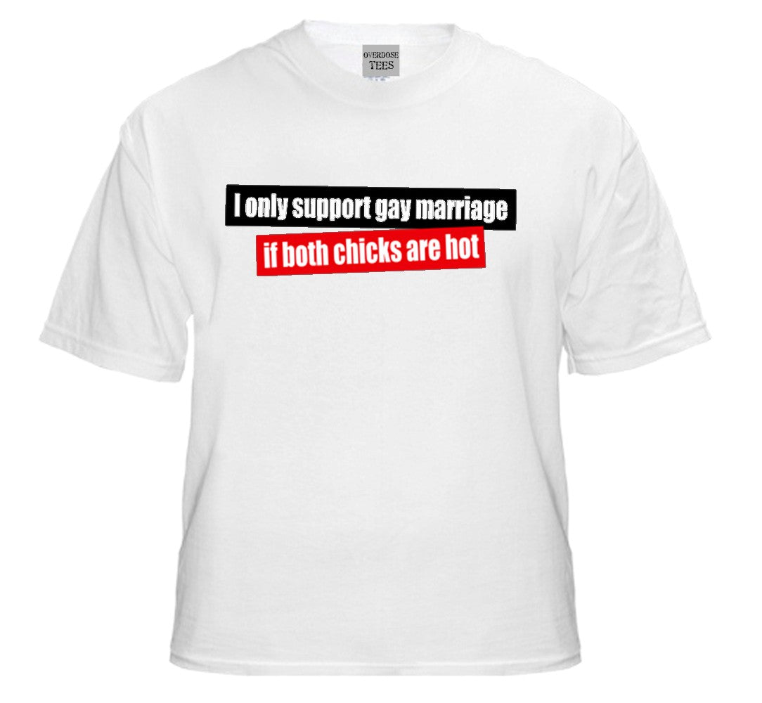 I Support Gay Marriage If Botch Chicks Are Hot T-Shirt