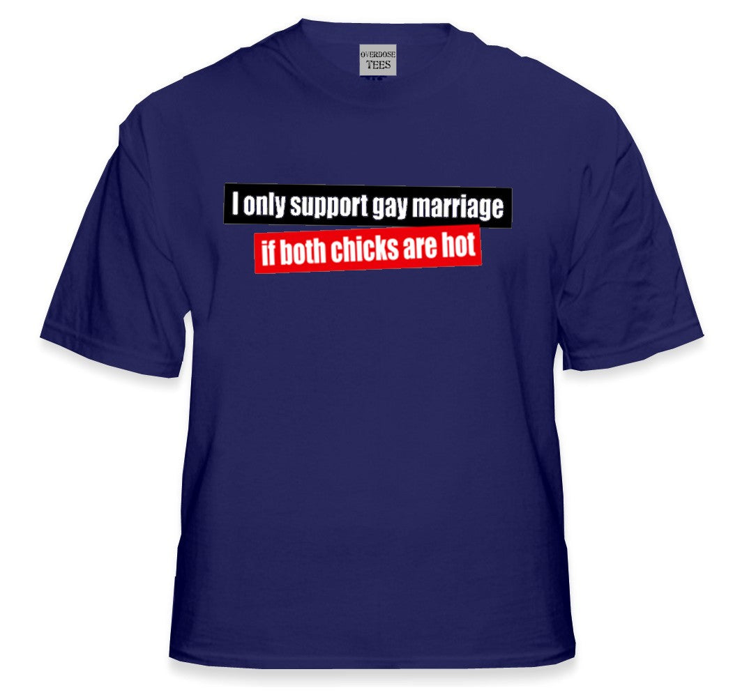 I Support Gay Marriage If Botch Chicks Are Hot T-Shirt