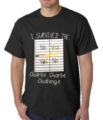 I Survived Charlie Charlie Mens T-shirt