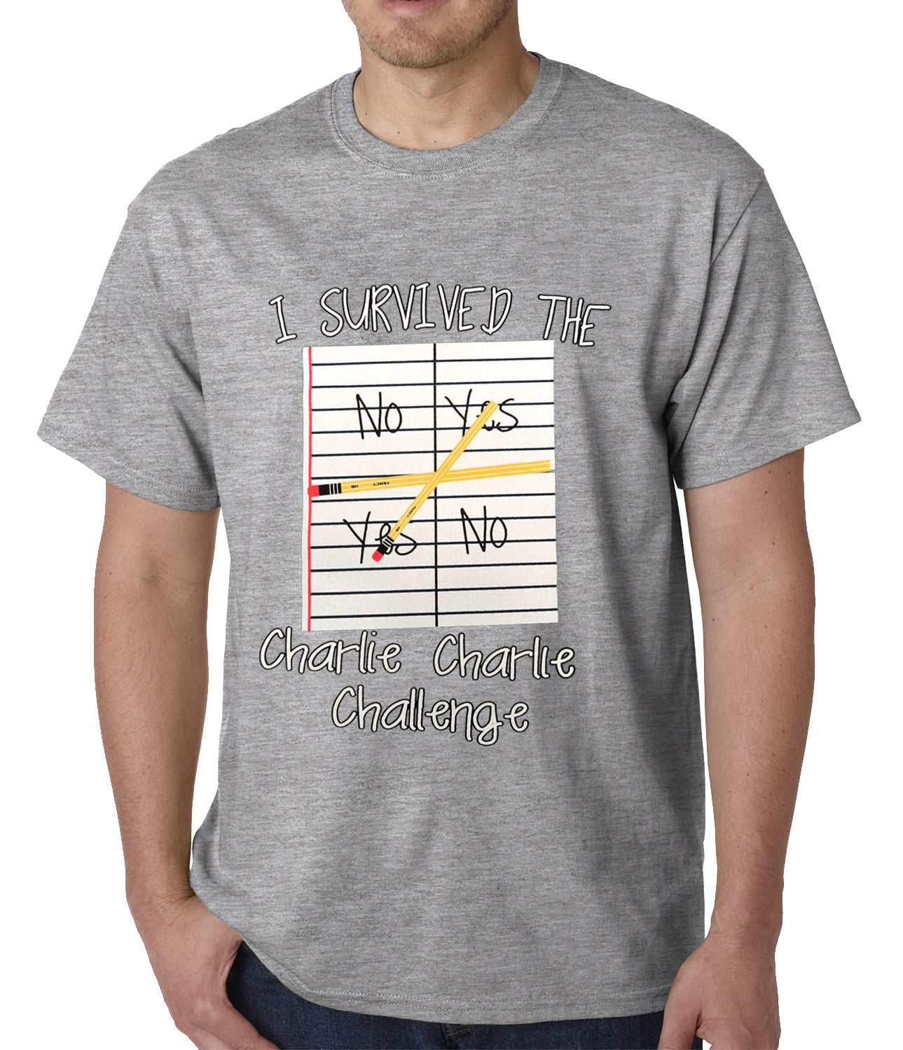 I Survived Charlie Charlie Mens T-shirt