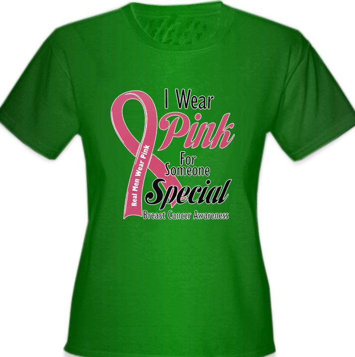 I Wear Pink For Someone Special Girl's T-Shirt