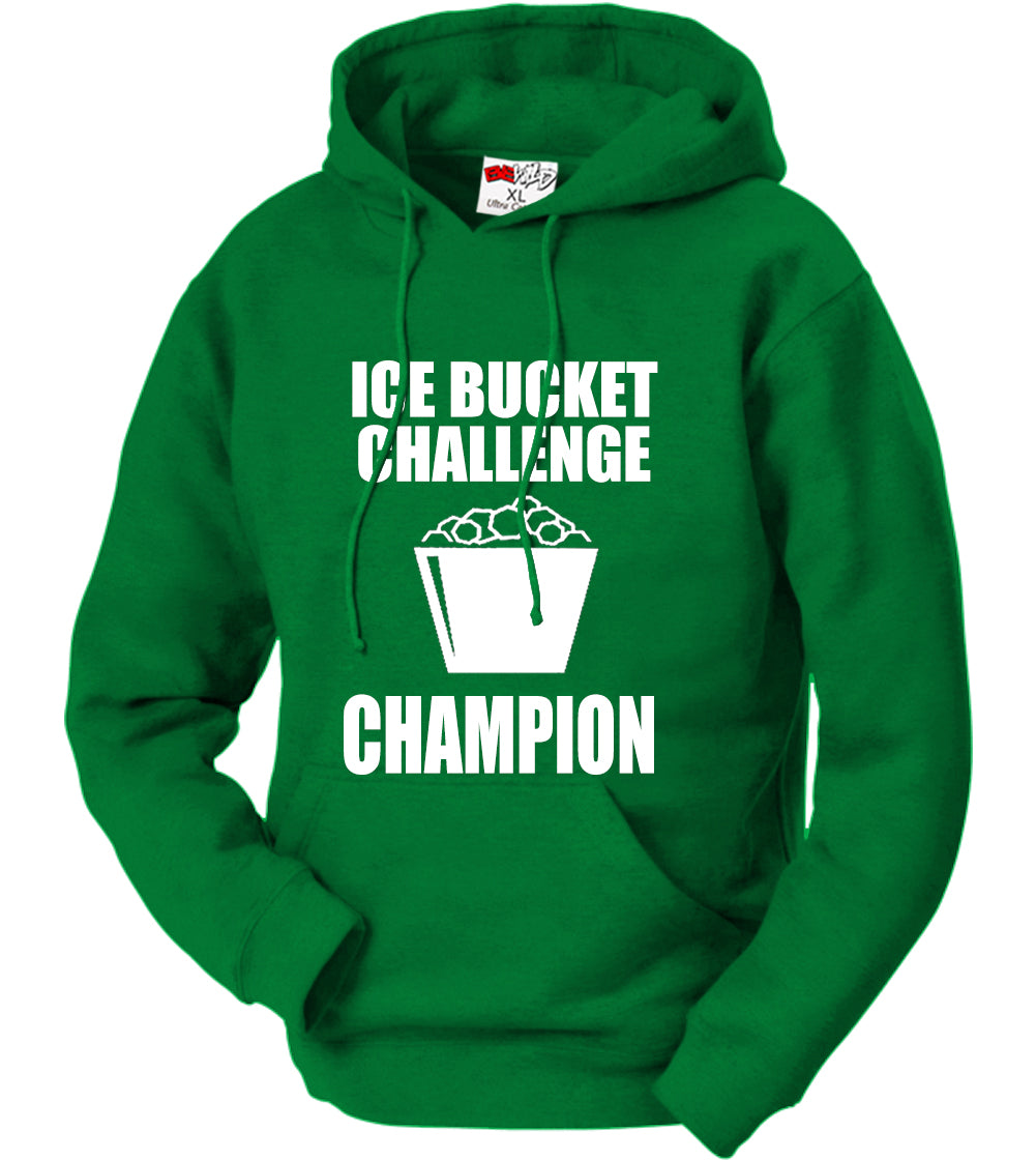 Ice Bucket Challenge Champion Adult Hoodie