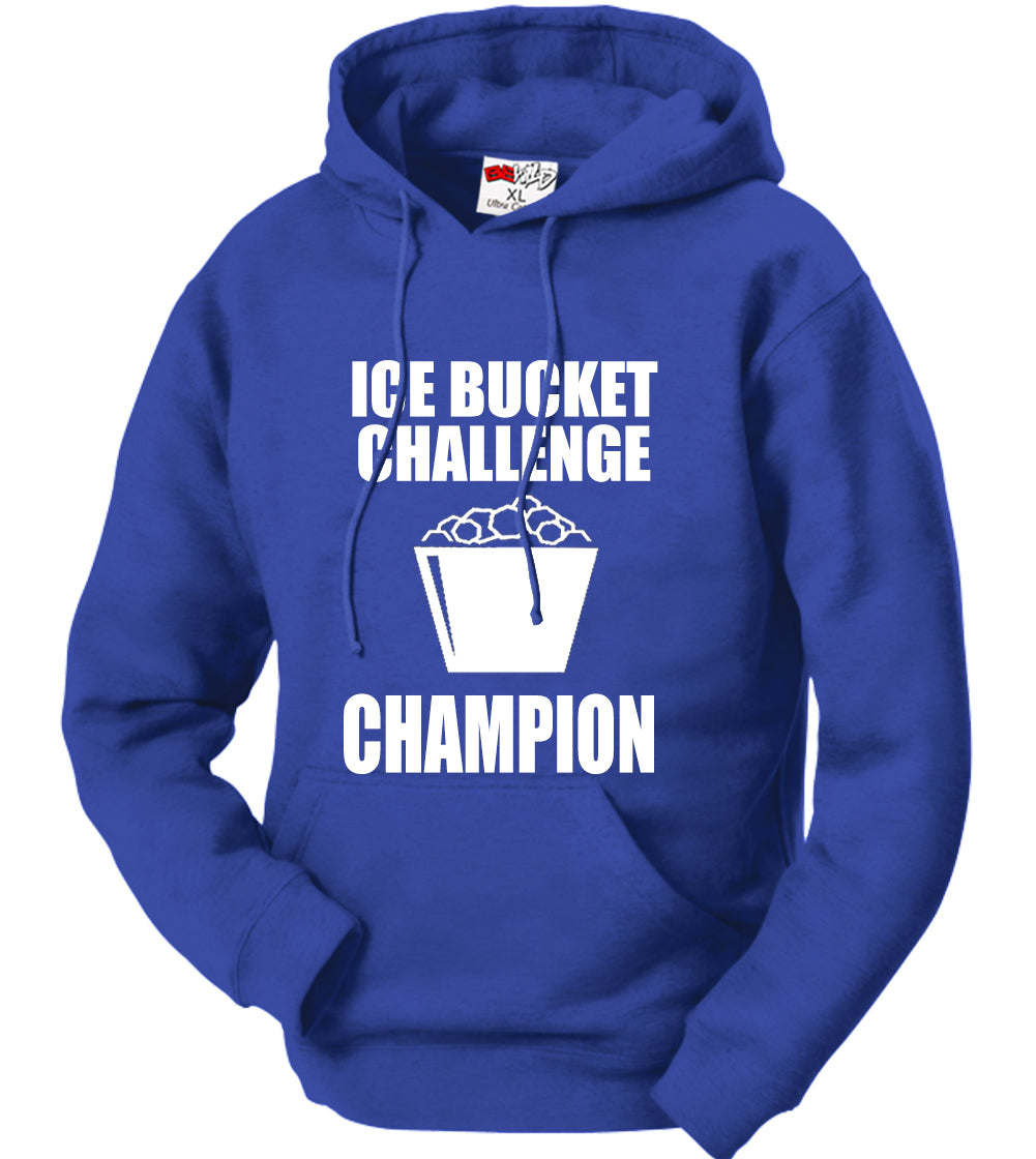 Ice Bucket Challenge Champion Adult Hoodie