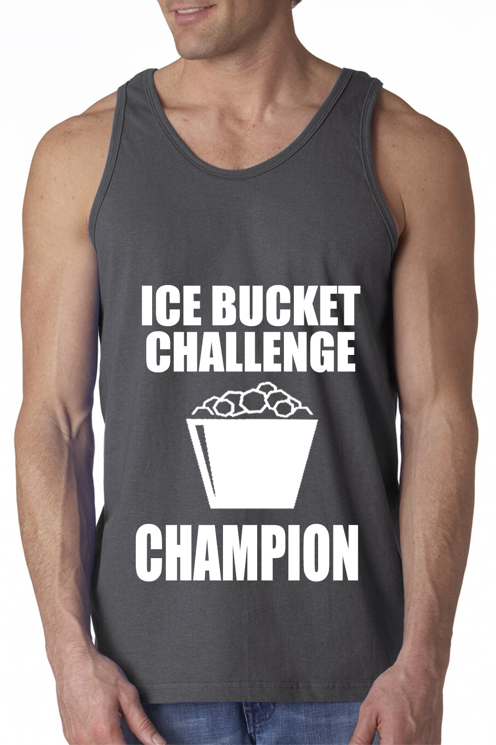 Ice Bucket Challenge Champion Adult Tank Top