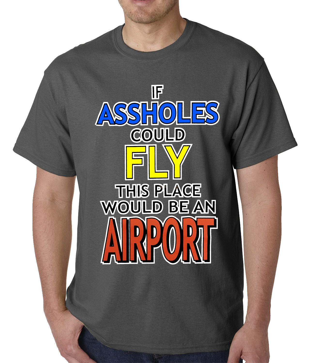 If Assholes Could Fly, This Place Would Be An Airport Mens T-shirt