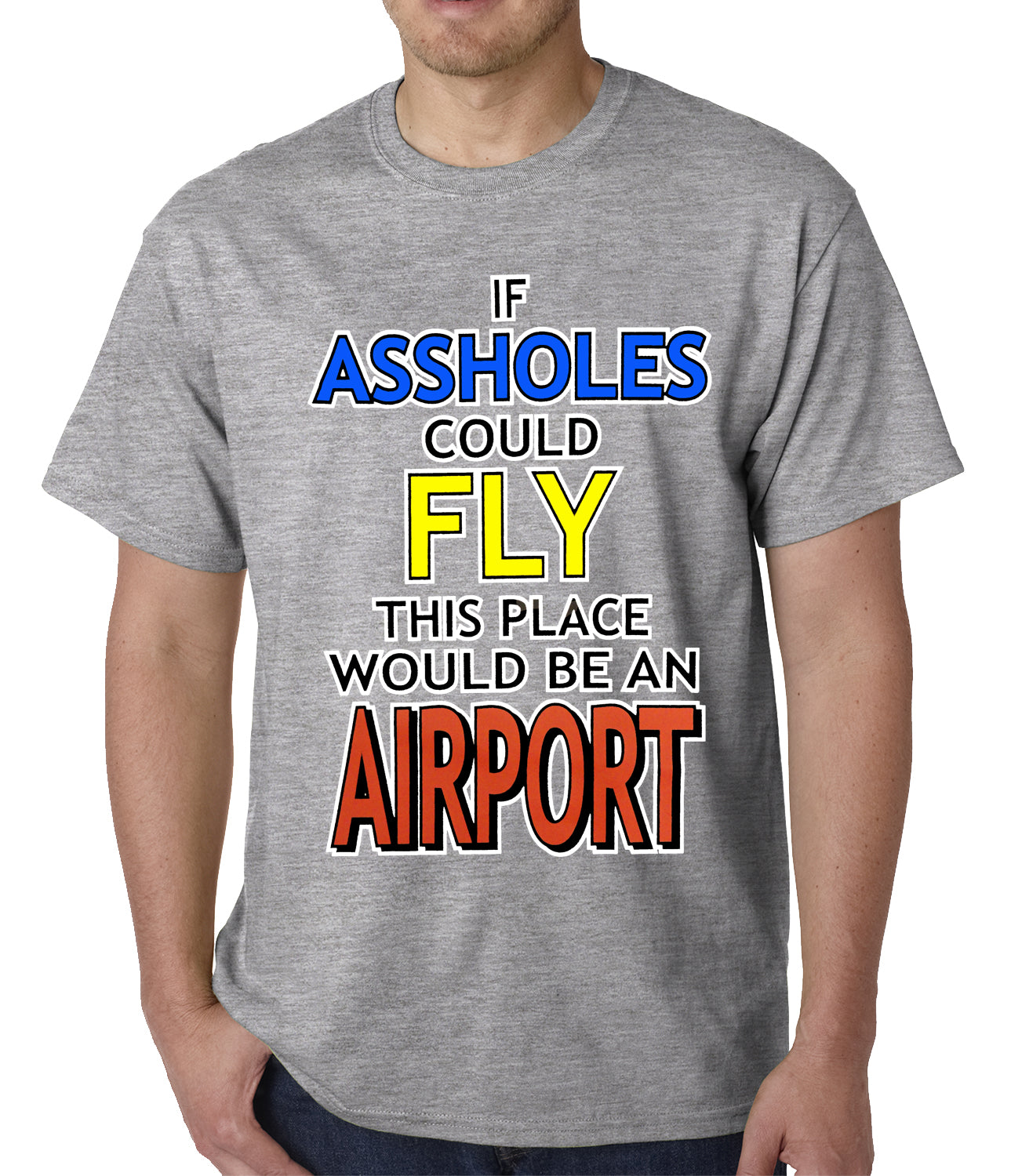 If Assholes Could Fly, This Place Would Be An Airport Mens T-shirt